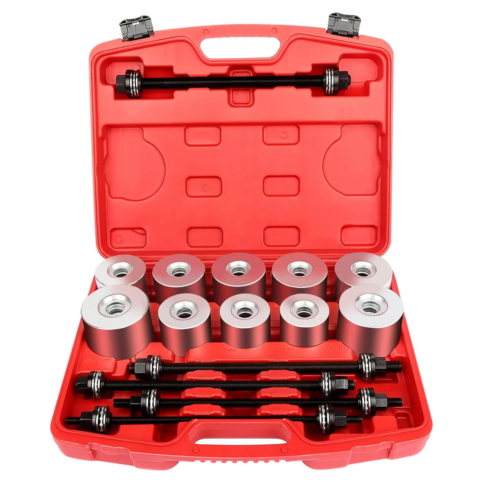 

27 PCS Universal Press Pull Sleeve Kit Bush Bearing Removal Insertion Kit