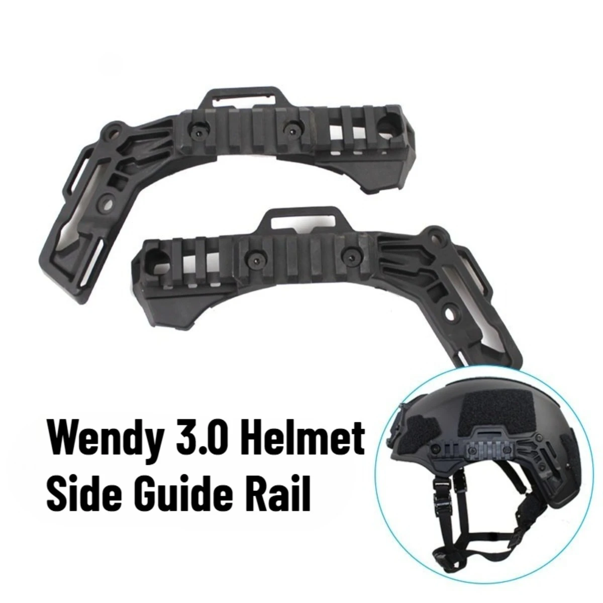 Tactical Wendy 3.0 Helmet Side Guide Rail ARC Airso*t Helmet Accessories Mount Guide Rail Hunting For Wendy Helmet