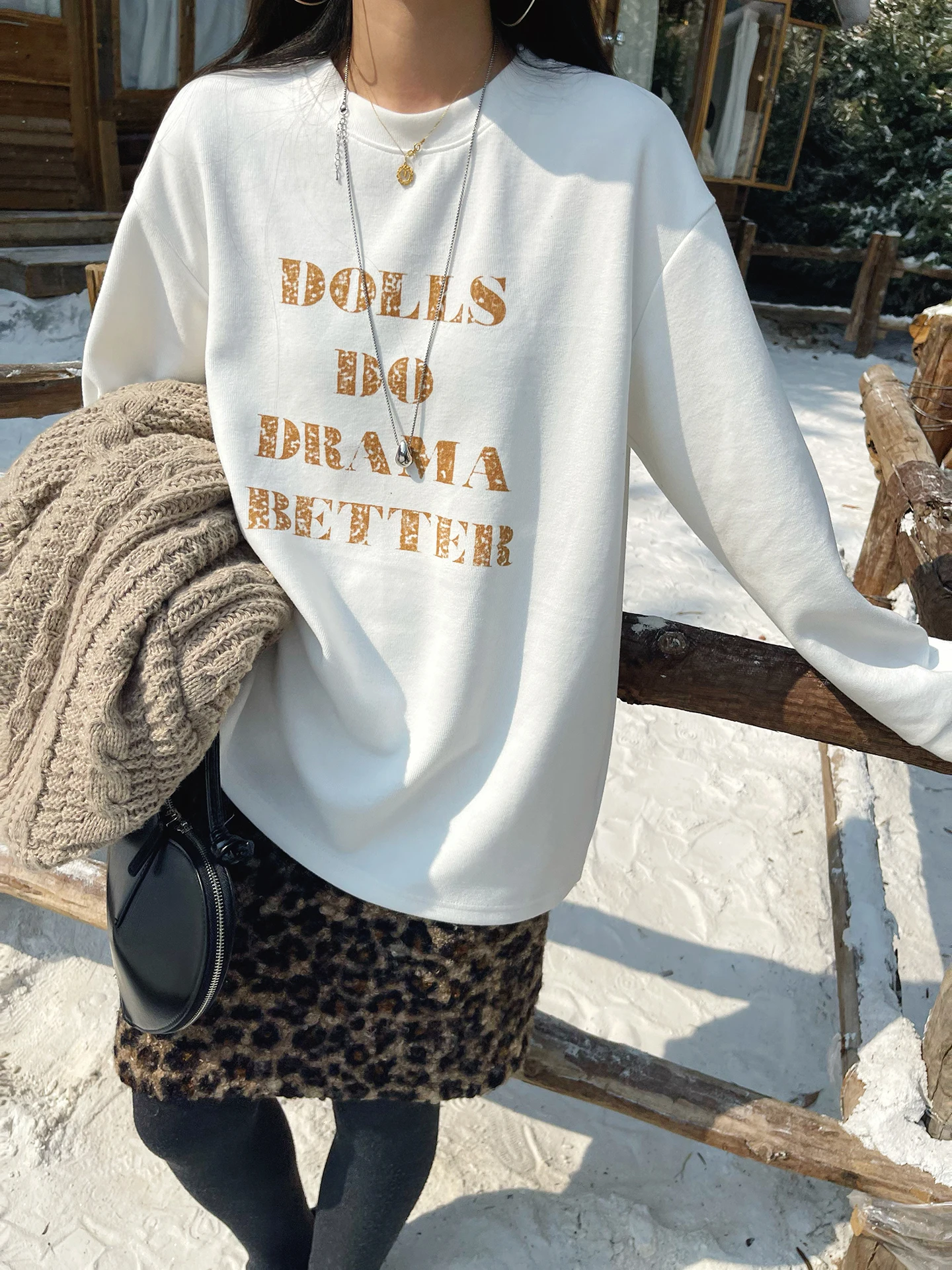 

Ретро-свитшот в американском стиле, женский, свободный, удлиненный, на подкладке, осенне-зимний, 2025, новый, с эффектом стройности