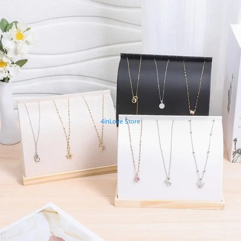 

T4MD Practical Necklace Display Stand Holder Handy Jewelry Presentation Shelves