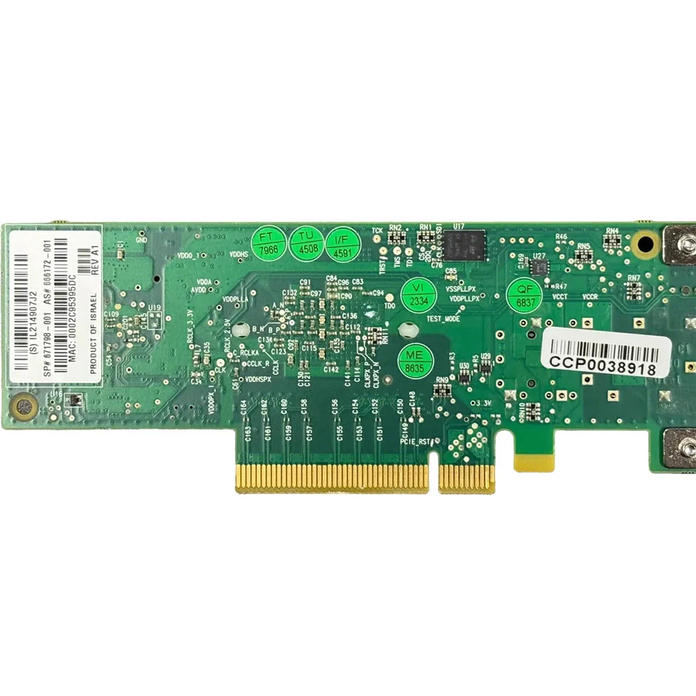 MNPA19-XTR 10GB Mellanox ConnectX-2 10Gbe 1m SFP+ Cable  Single Port SFP+ 10GB Network Ethernet Adapter Card Original