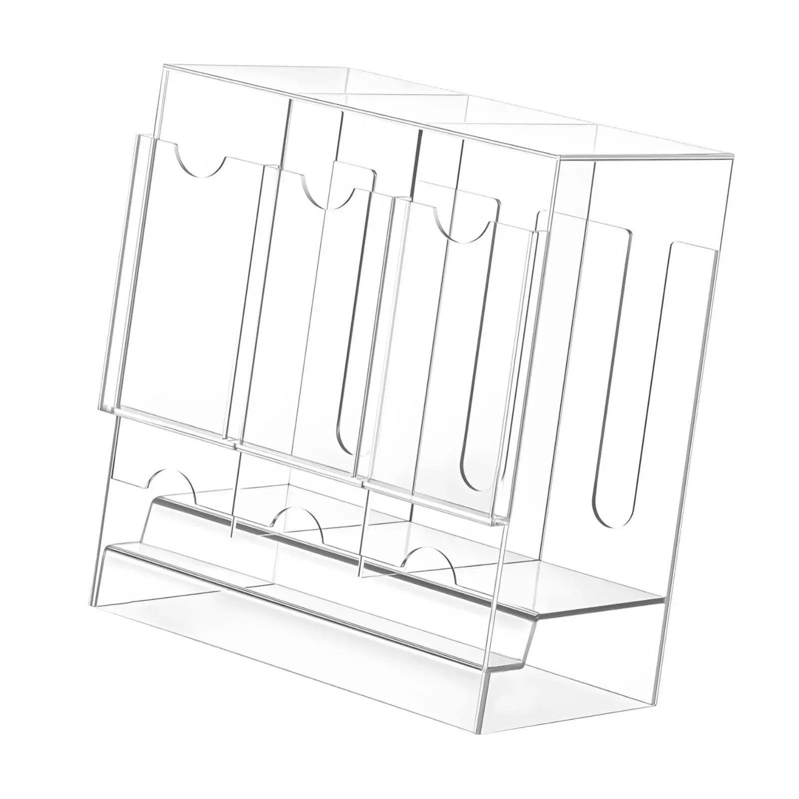 

Диспенсер для упаковки бустеров Прозрачный органайзер премиум-класса с базовым диспенсером для карточек