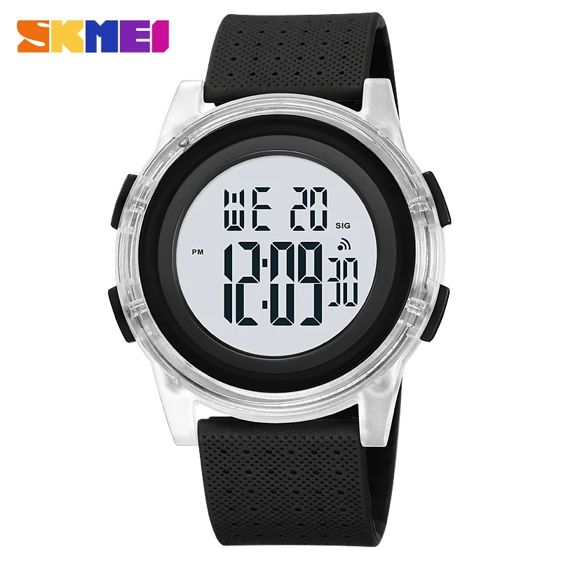 

SKMEI 50m Waterproof Sport LED Light Electronic Watches Stopwatch Alarm Countdown Men Digital Clock Wristwatch Relogio Masculino