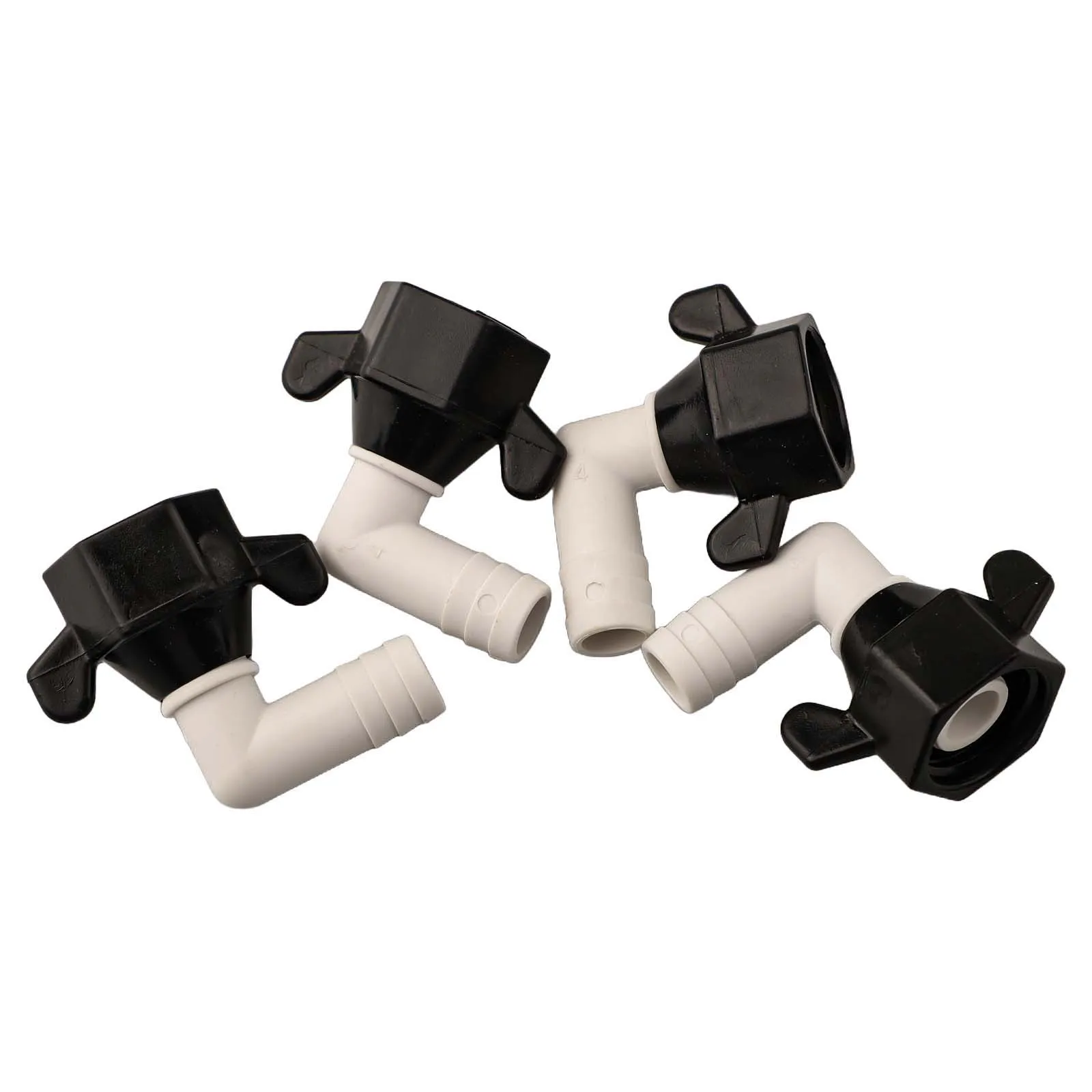 محول قابل للدوران 360 درجة محول كوع بارب مقاوم للتآكل تركيب مرن مانع للتسرب اتصال RV السباكة