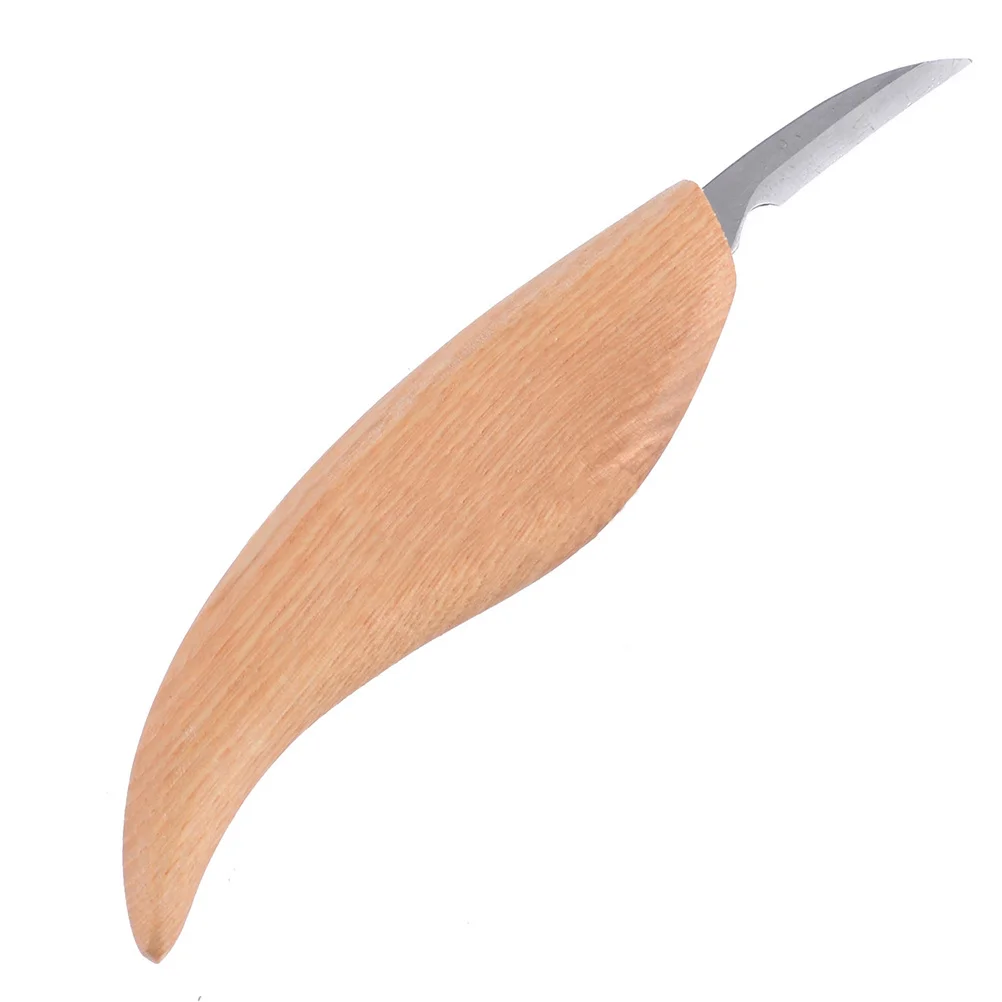 

3Pcs Wood Carving Kit Spoon Chisels Stainless Steel Hard Carbon Steel Hand Carving Gouge Chisel Knife Oak Handle Tool