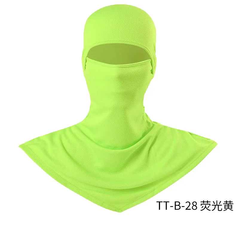 Unisex Ice Silk Sun Shield Balaclava Hat Sunscreen Face Mask for Women Men Cycling Headgear Hat