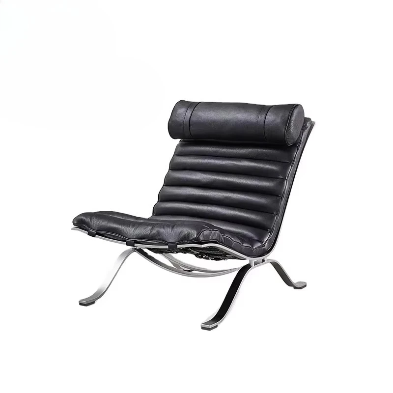 

Metal Leather Office Chairs Home Living Room Furniture Footstools Suitable for Dining
