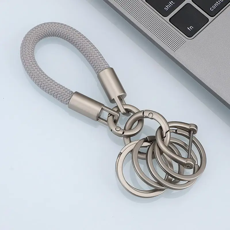 Short Lanyard Keychain Multifunctional Classification Management Anti-Loss Cute Bag Charm for Teens School Backpack Accessory