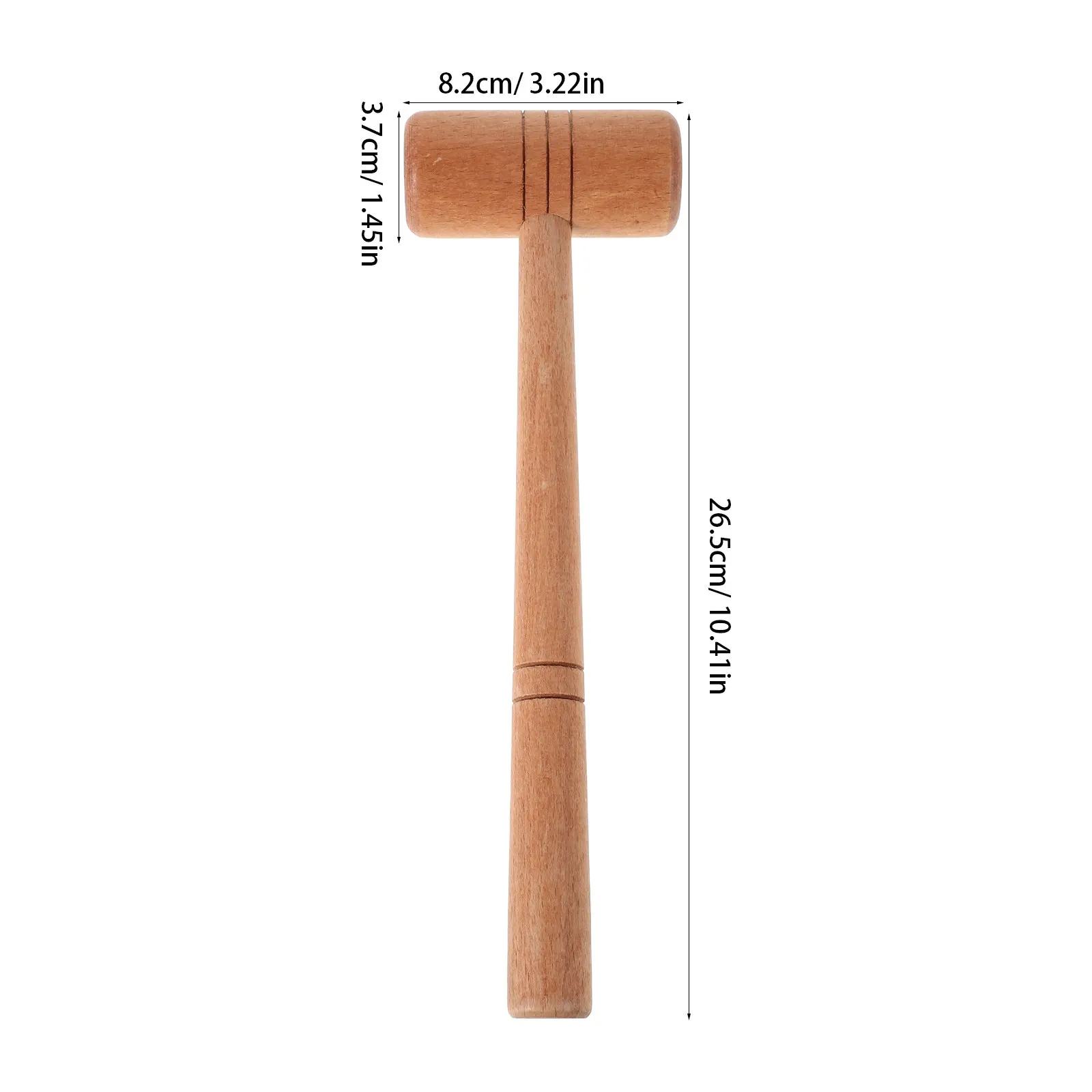 Wooden Handle Jewelry Hammer Versatile Metal Shaping Mallet for Jewelry Making Repair Polishing Crafts Wooden Handle Hammer