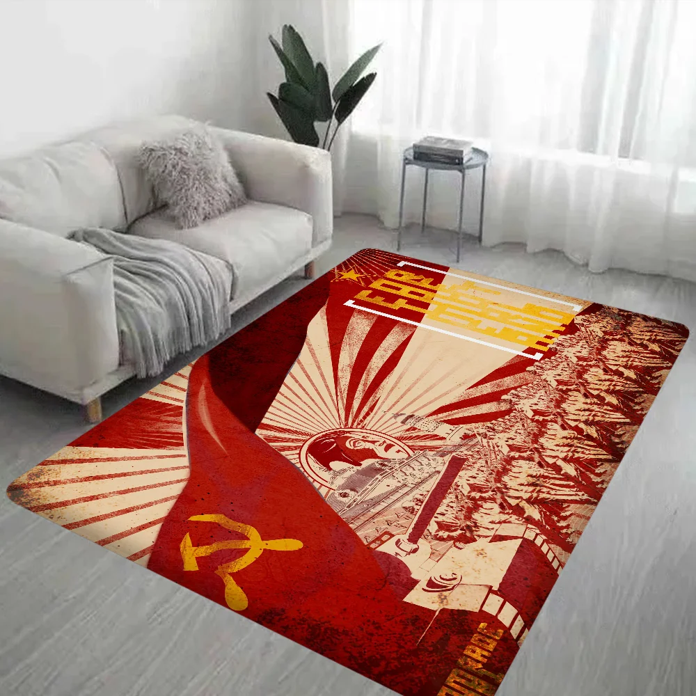 USSR CCCP Russian Stalin-Portrait  Bathroom Mat Anti-slip Absorb Water Long Strip Cushion Bedroon Mat Hotel Decor Mat