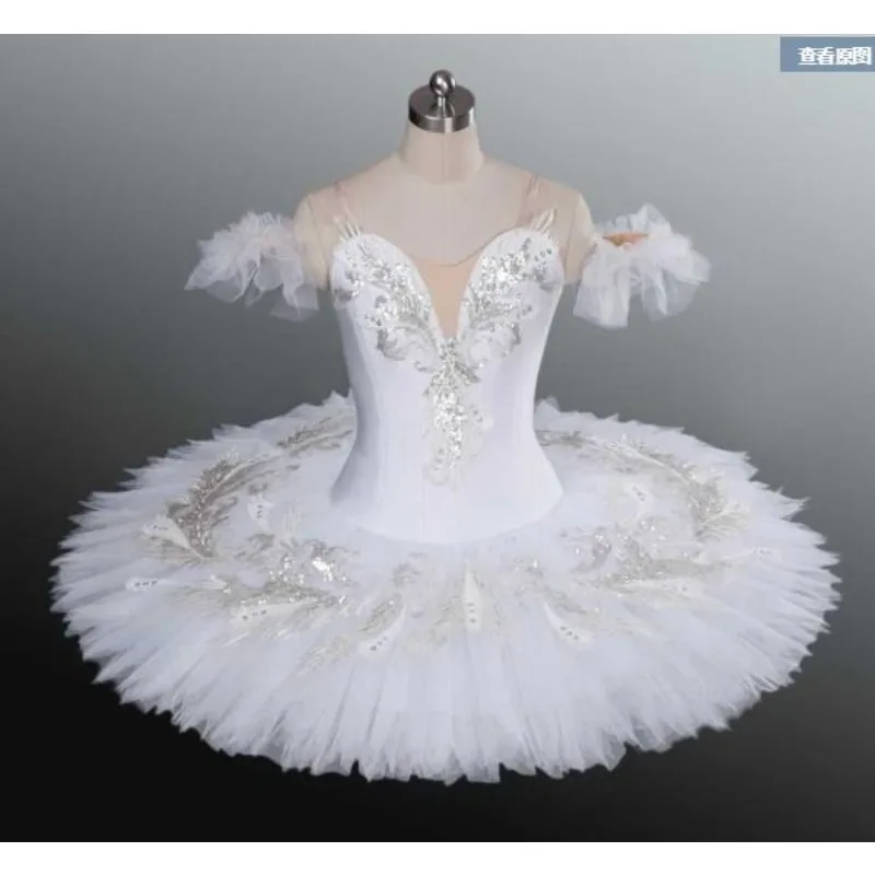 new-girls'-ballet-dance-dress-children's-ballet-performance-outfit-tutu-dress-for-swan-lake--fluffy-little-swan