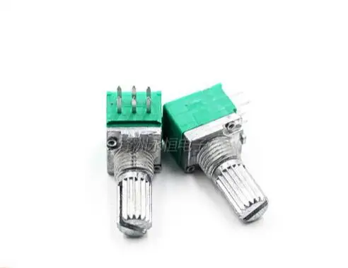 5 قطعة RV097NS RK097G RK097N B 5K 10K 20K 50K 100K 500K مزدوج الجهد 3pin 5pin 6pin B 15 مللي متر B5K B10K B20K B50K B100K B500K