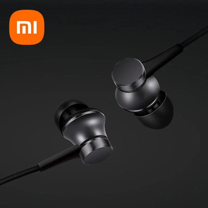 Xiaomi Mic Wired Piston Earphone Ergonomic In-ear Anti-figerprint Anti-scratch 3rd Damping Game Sport Headset for Samsung Huawei