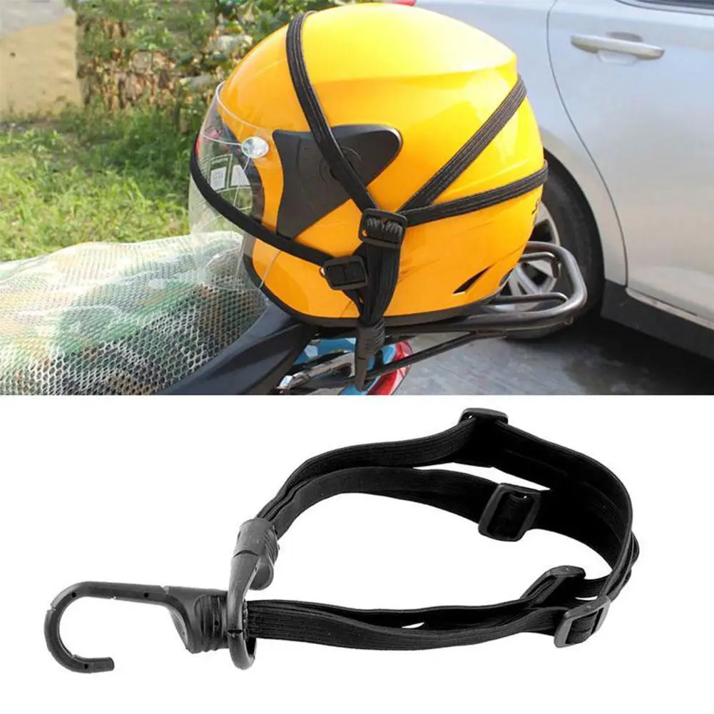 Universale 60 cm / 90 cm Cinghia per bagagli per moto Casco Corda retrattile ad alta resistenza Ingranaggi Fibbia elastica Protettiva fissa G2r2