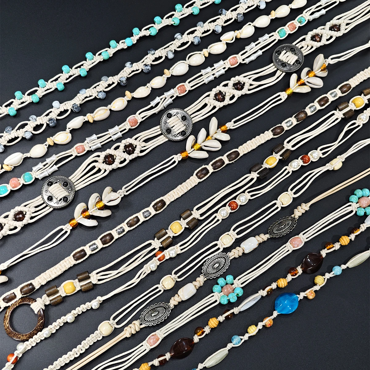 Bohème Ethnic Floral Waist Chain For Women Retro With Skirts And Jeans Dress Belt Unique Luxury Designer Bobo y2k Trend Belt