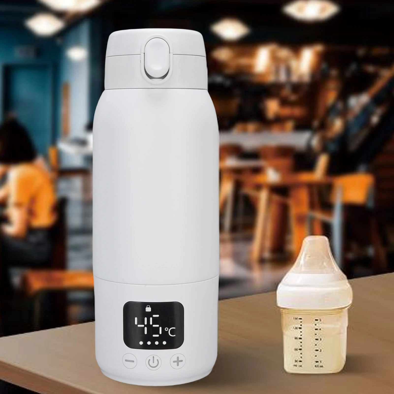 

Портативный подогреватель молока, перезаряжаемый через USB, IPX6, водонепроницаемый, быстрый нагрев, из нержавеющей стали 316, дорожный электрический чайник для уличного автомобиля