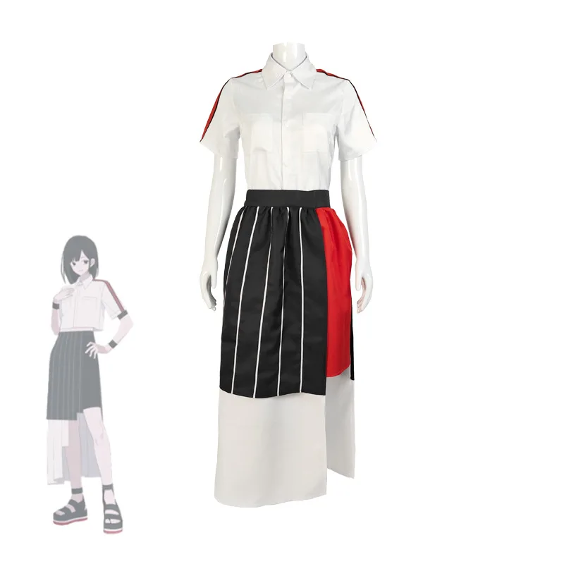 

Xinmange Time Agent Cosplay Costume Qi Lingcheng Hour Lu Light Animation Costume Performance Halloween Ladies Suit