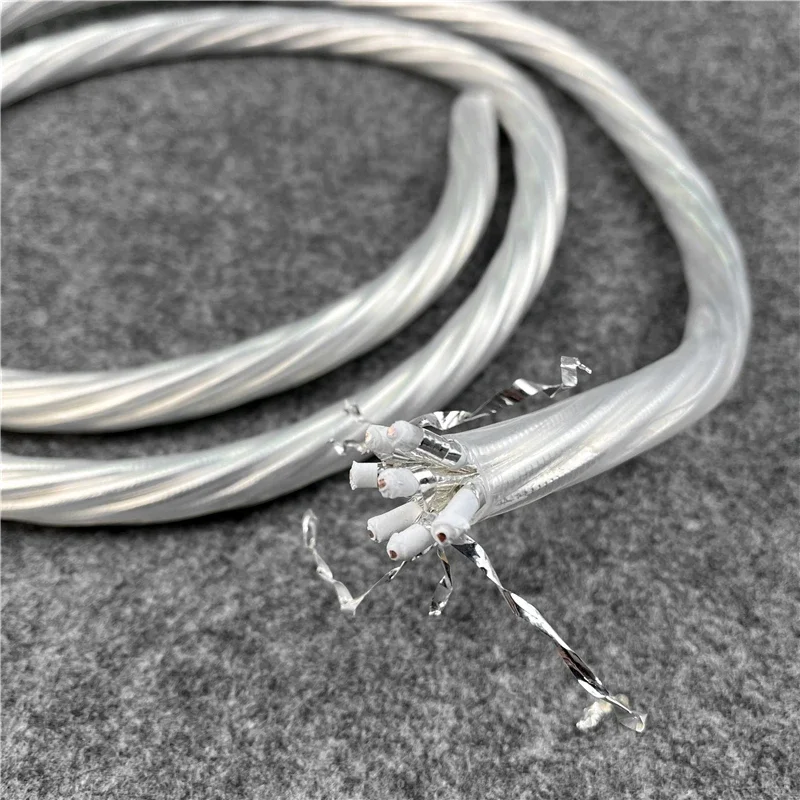 Hi-end Odin DIY HiFi Audio AC Power Cable 7N Silver Plated Amplifier CD Player Power Bulk Wire