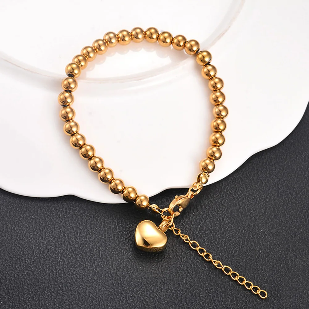 Urnen-Armband für Asche, Herzanhänger, Urnen-Asche-Armband, Andenken-Armband, Schmuck für Frauen und Mädchen – Detail 2