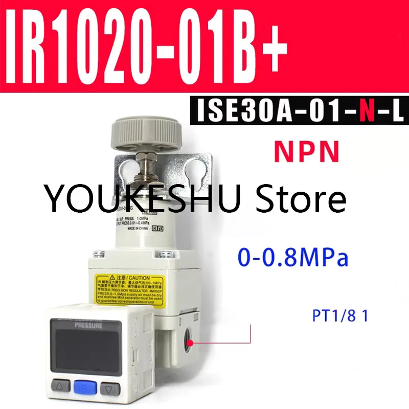 brand-new-original-ir-precision-pneumatic-air-pressure-regulator-pressure-reducing-valve-ir1020-01b-ise30a-01-n-l