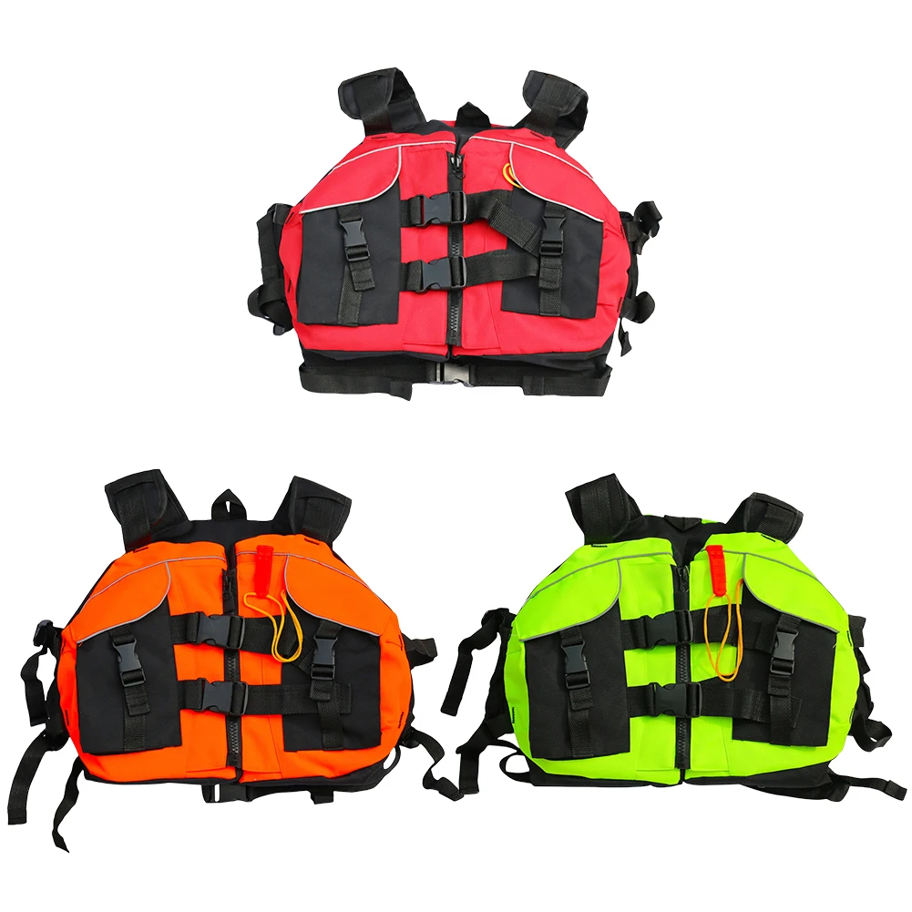 

Life Jacket Survival Swimsuit Adjustable Life Vest High Buoyancy Swim Vest Dual Buckle for Drifting Swimming