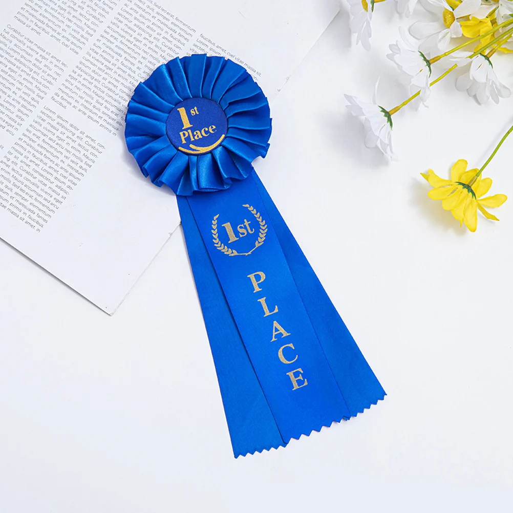 

3pcs Competition Medal Badge Ribbons For Students 1St 2Nd Award Recognition Sports Events Graduation Science Fair