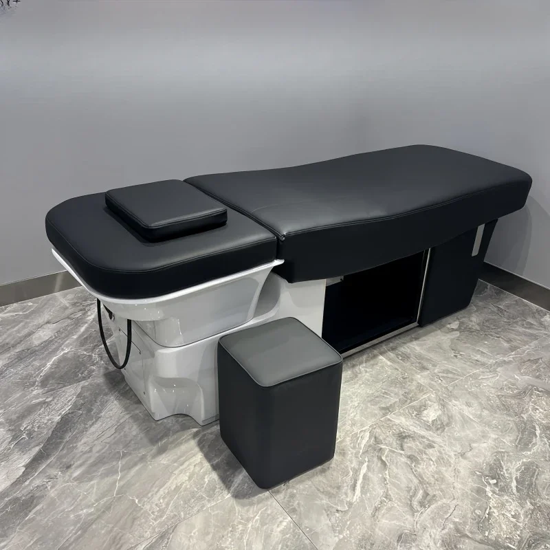 

Luxury Hairdressing Shampoo Chairs Hair Salon Stool Water Circulation Head Spa Comfort Massage Wash Hair Bed Sillon Barbero