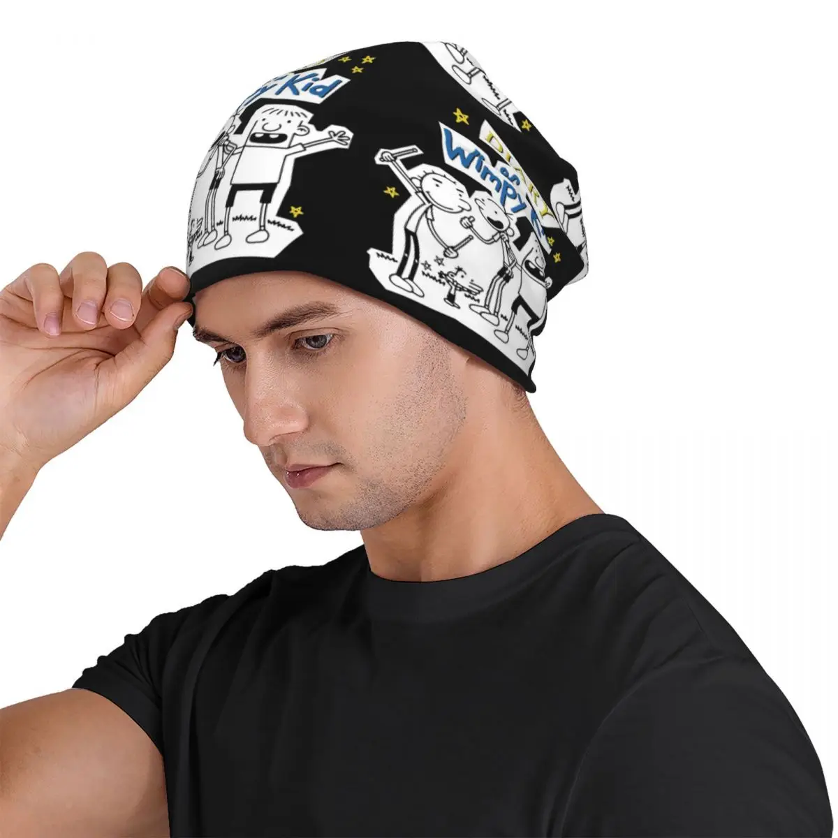 Diary Of A Wimpy Kid Wimpy Kid Group Men Women Adult Beanies Caps Knitting Bonnet Hat Warm Autumn Winter Outdoor Skullies Hats