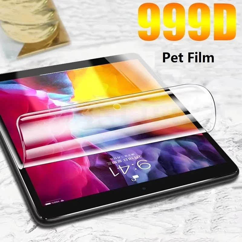 1pcs Full Screen Protecto For iPad 10th 9th 8th 7th 6th Generation Air 10.9 5 4 3 Mini 6 8.3 Pro 11 2022 Clear TUP Soft PET Film