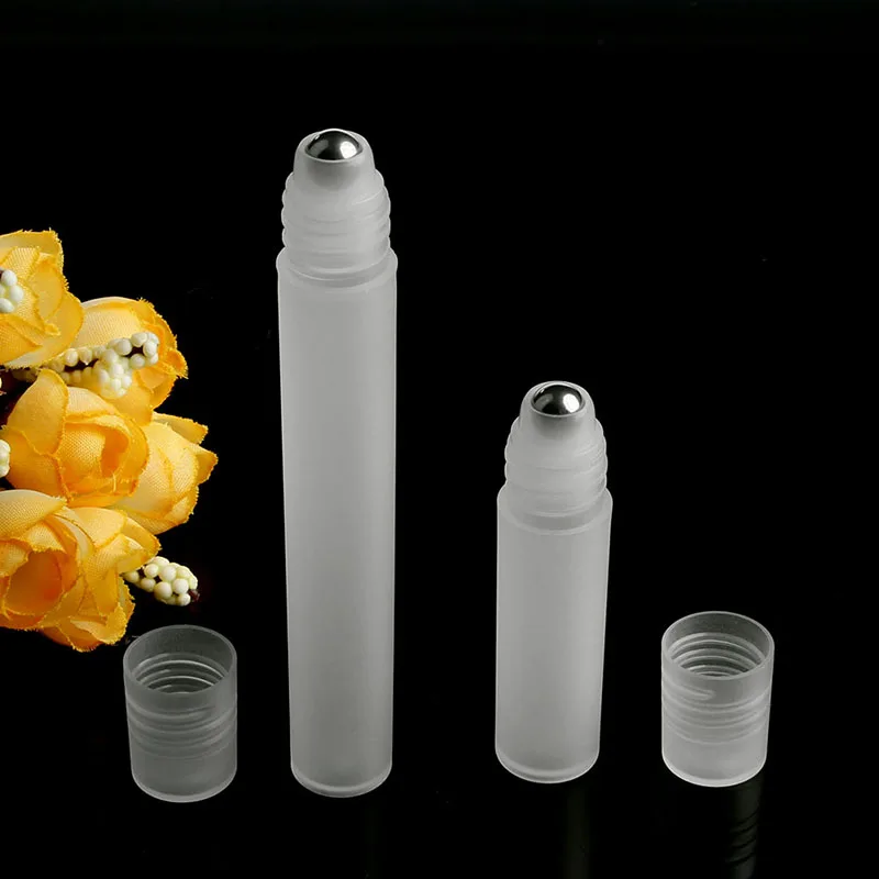 5ml/10ml Empty Perfumes Bottles Roll On Stainless Steel Roller Ball Massager Eye Cream Perfumes Refillable Container