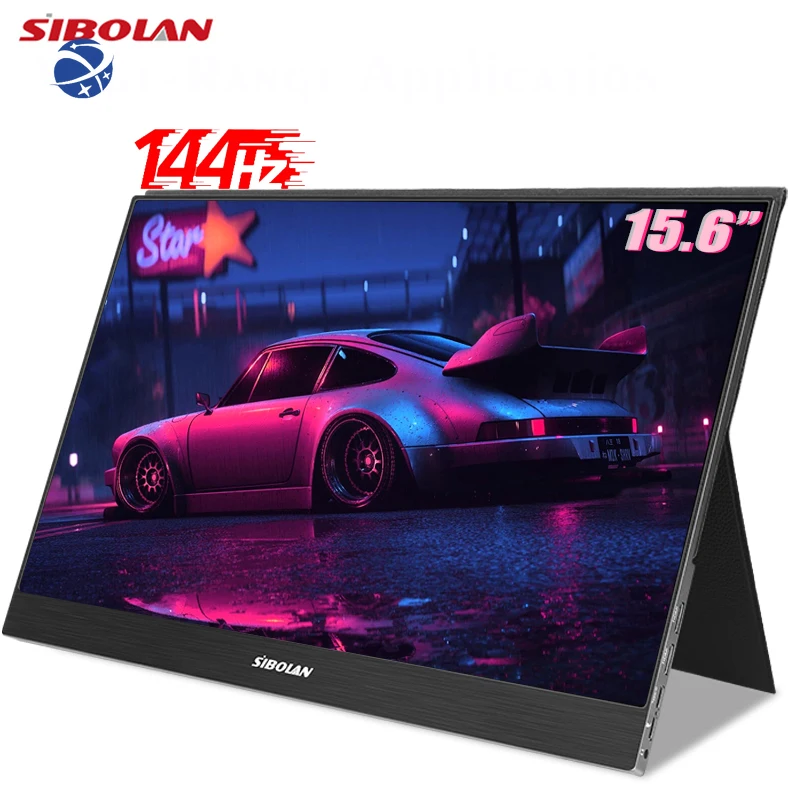 SIBOLAN Popular 15.6 Inch 144hz 1080p Portable Led Screen Gaming - 144 Hz 1 Ms for Laptop Pc Phone