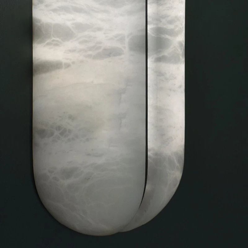 Modern Simple and Luxury Marble Wall Light Designer Living Room Light Nordic Bedroom Bedside Long Wall Lamp Indoor Lighting image 6