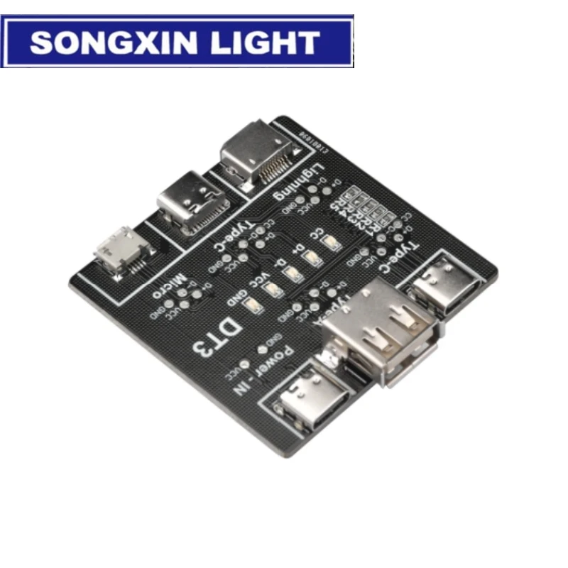 SX DT3 Data Cable Detection Board Type-C Micro USB C Cable Tester Short Circuit On Off Switching Diagnose Tool for iOS Android image 3
