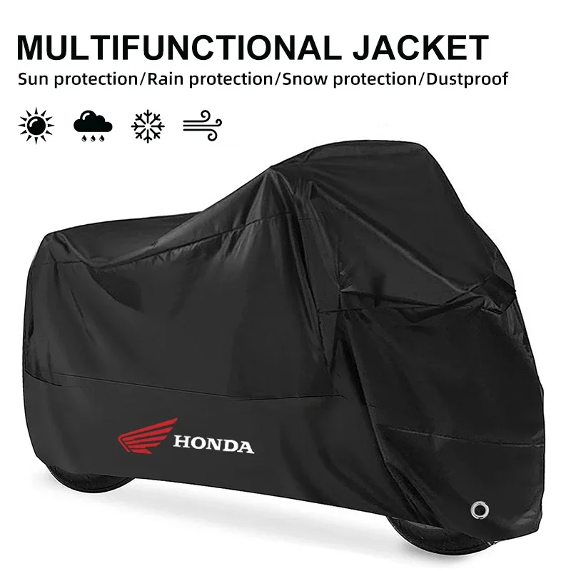 Funda para Motocicleta Impermeable, a Prueba de Polvo, con Protección UV, para Exteriores, para Scooter, Motocicleta, Honda CRF, CB, CR, XR, CRM, CBR 125, 250