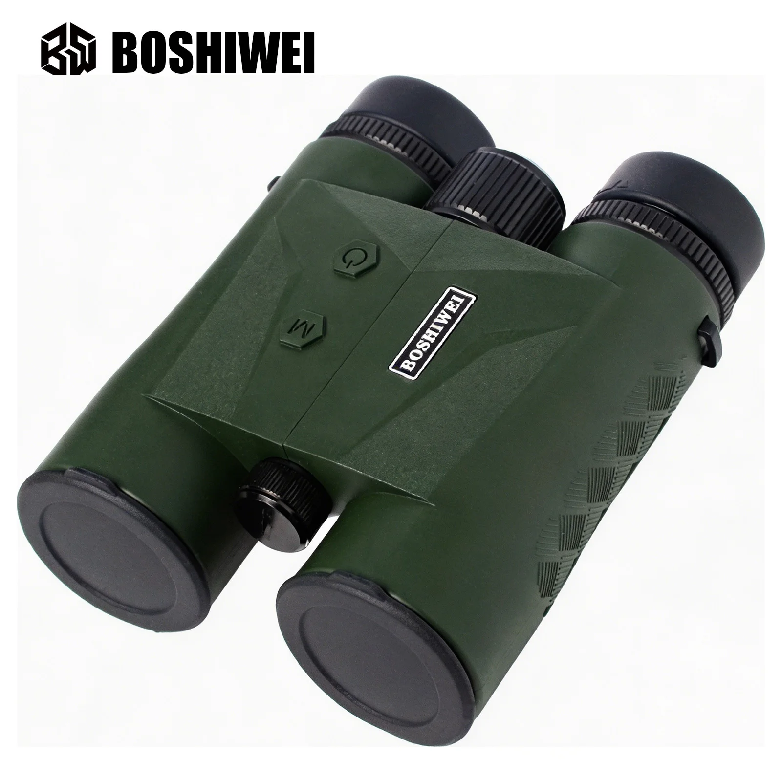BOSHIWEI 10x42 Laser Rangefinder Binoculars HD IPX7 Waterproof Telescope for Hunting Surveying and Outdoor Distance Measurement