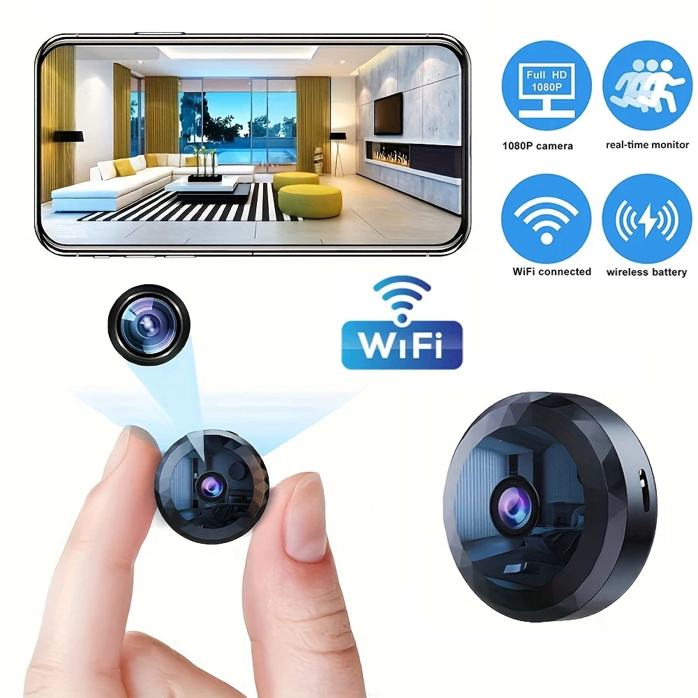 New A11 Mini Wifi Camera 1080p HD Wireless Security Camera Security Protection Voice Video Surveillance Night Version Camcorder