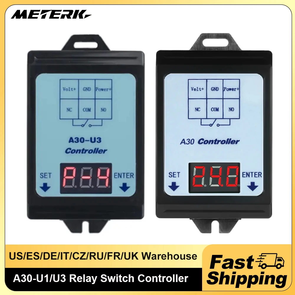 DC 6~80V Voltage Detection Charging Discharge Monitor Relay Switch Controller with Case