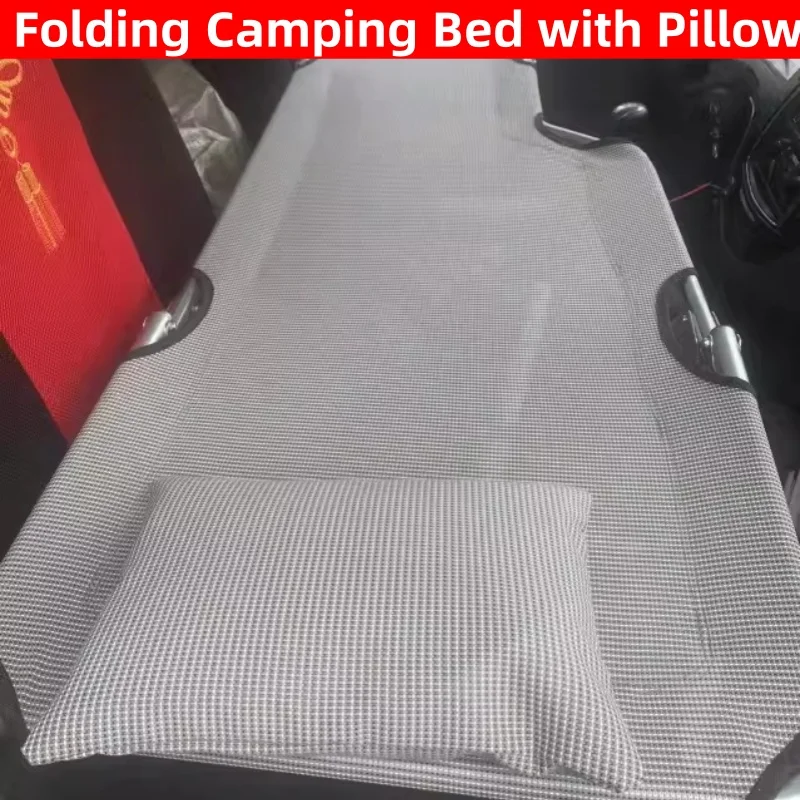

Car Bed Car Travel Mattress Folding Camping Bed with Pillow for General Left-hand Drive Portable Camping Portable Folding