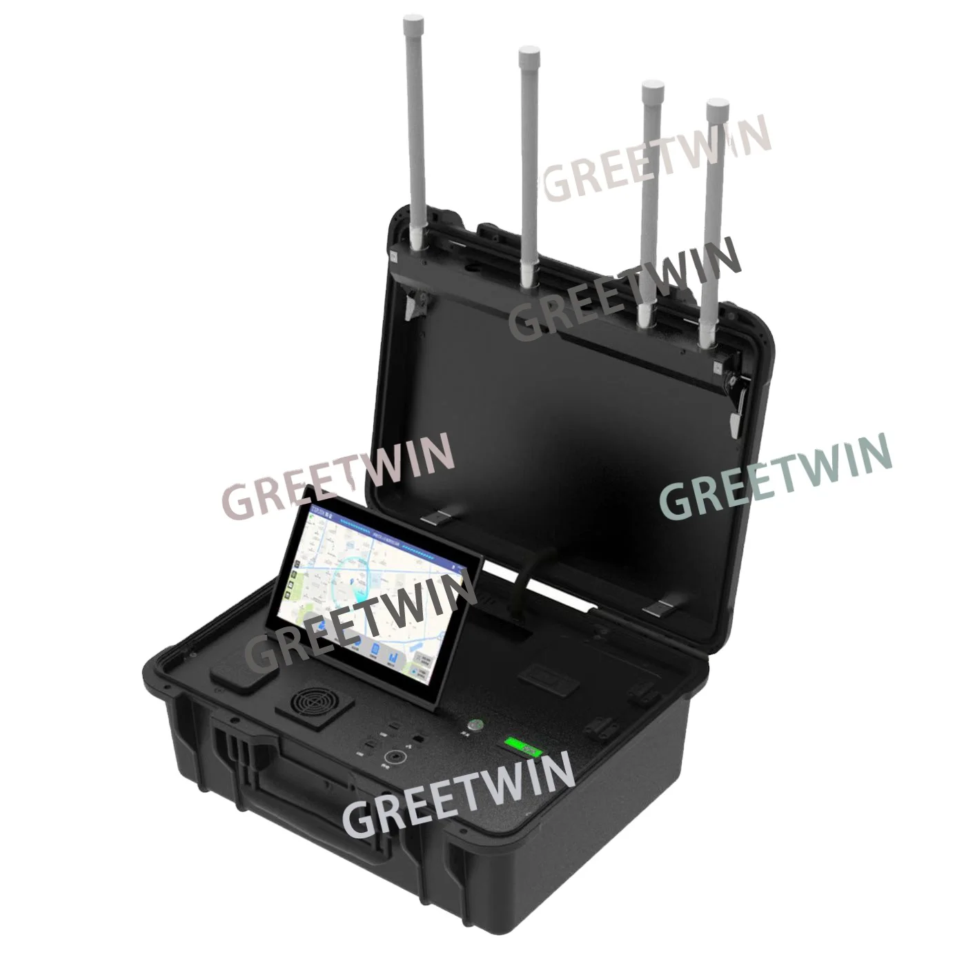 Greetwin Portable H1C 1-5 km  Autel FPV Signal Detector radar Omnidirectional Detection with Direction Finding Function