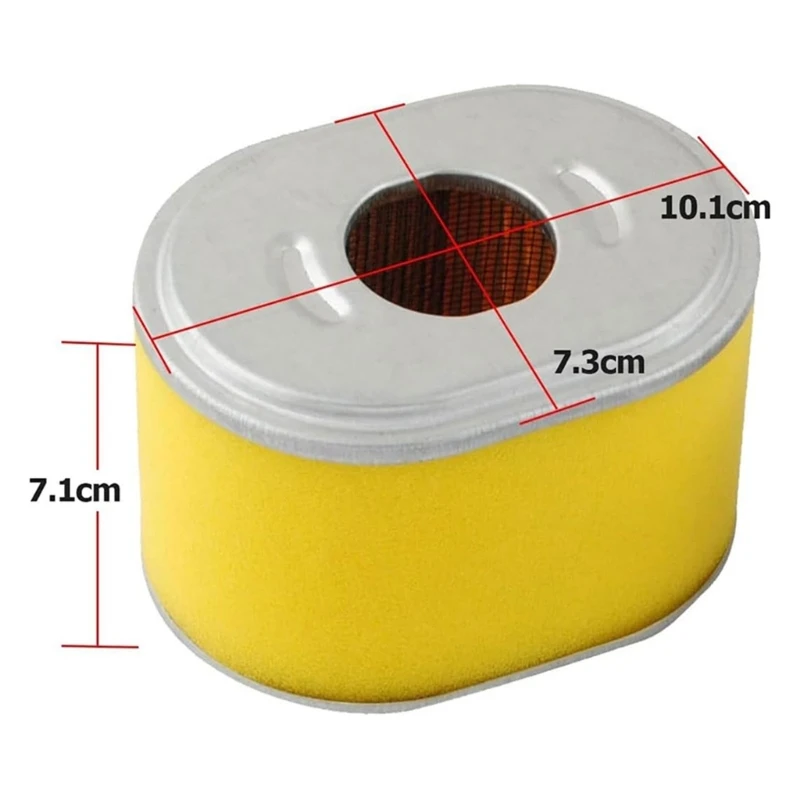 Bộ 5 Bộ Lọc Không Khí Đáng Tin Cậy Dễ Dàng Lắp Đặt Bộ Lọc Không Khí Dụng Cụ Vệ Sinh Máy Cắt Cỏ Lọc Không Khí Cho GX160 Thiết Bị