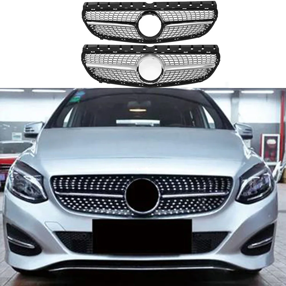 

Car Front Grill Center Hood Grille Vent Bumper For Mercedes-Benz B-Class W246 2015 2016 2017 2018 2019