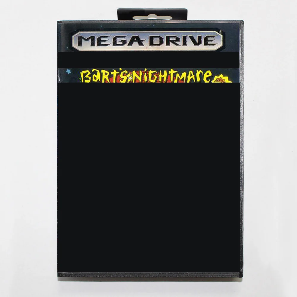 جديد وصول بارت كابوس MD بطاقة الألعاب 16 بت BR غطاء ل Sega Megadrive Genesis لعبة فيديو وحدة التحكم خرطوشة