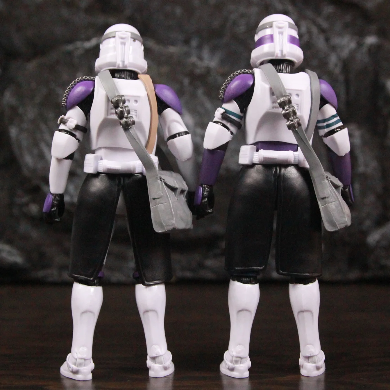 Nouveau corps-Star Wars 187th aéroporté violet choc rouge coruscant aéroporté trooper escadron 6 "figurine poupée modèle Clone jouets