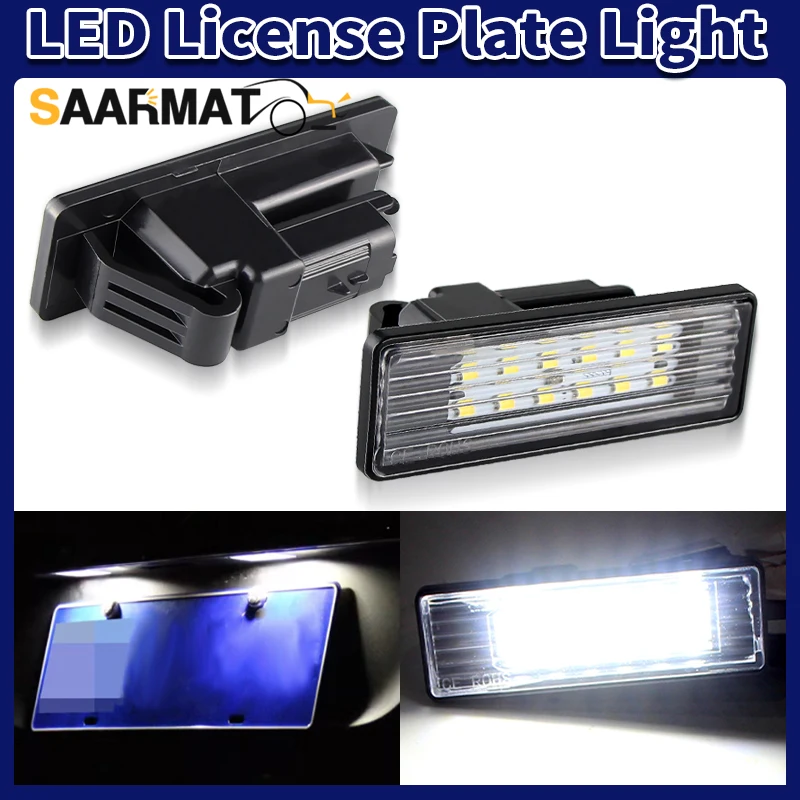 2Pcs Led License Nu…
