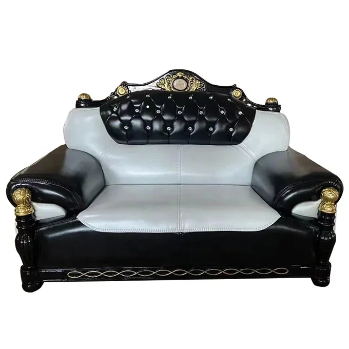 Latest Design Living Room Leather Sofa Set 3 2 1 Seat,Luxury Leather Sofa Set 6 Seater Living Room Furniture