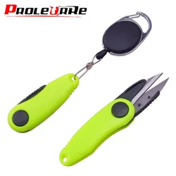 Portable Shrimp-Shaped Stainless Steel Fish Use Scissors Accessories Folding Fishing Line Cut Clipper Fishing Scissor Tackle