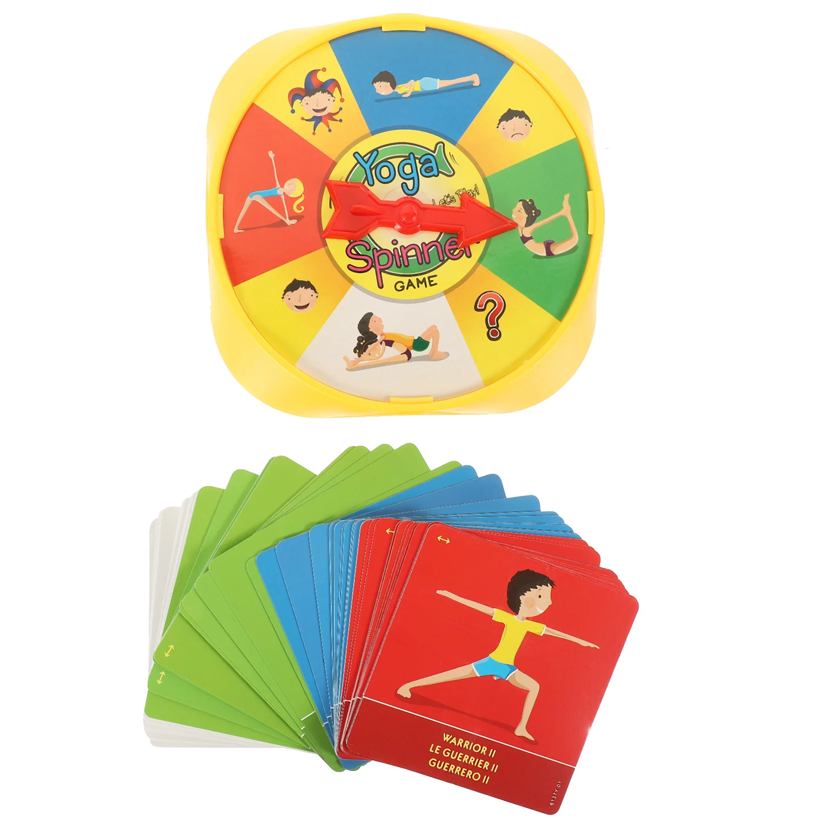 

1 set 1 Set Of Yoga Interactive Sports Game Kids Educational Toy, Turnable Plate Board Family Learning Fun, Sports Cards Games,