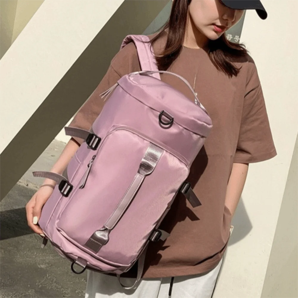 

Многофункциональная дорожная сумка для багажа, ручная спортивная сумка для сухого и влажного разделения, легкая спортивная сумка большой вместимости, унисекс