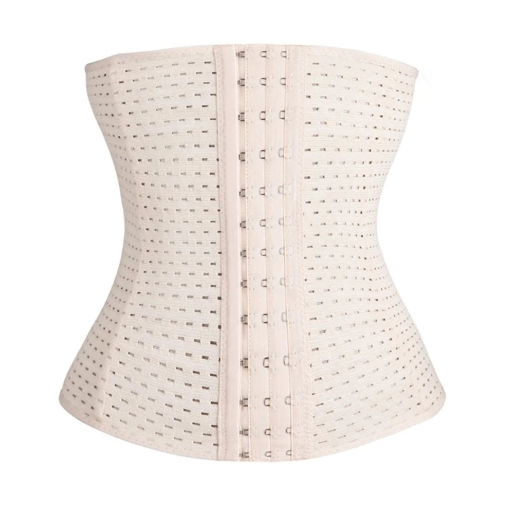 

Women Underbust Corset Waist Shaper Hollow Body Shaper With Flexible Bones Abdomen Compression Belt