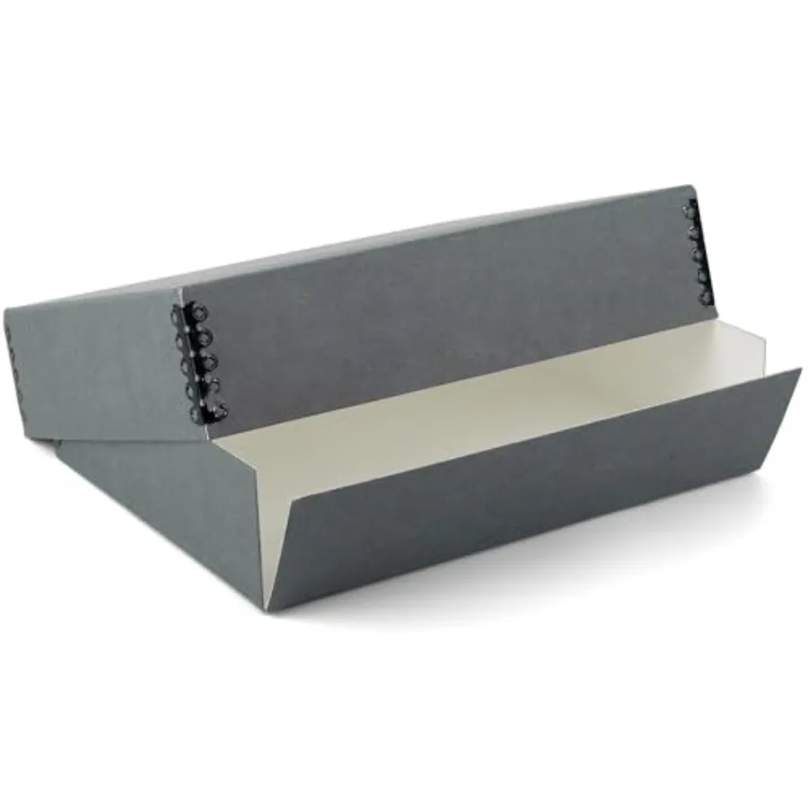 

Museum Archival Storage Box 17.75x22.75x3 in. Drop Front Design. Acid-Free with Metal Edge. Organize Photos Pictures Prints Doc